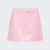 Courru00e8ges Vinyl Reedition Skirt Rose