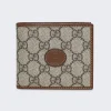 Gucci Wallet With Interlocking G Brown