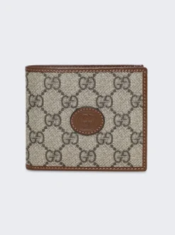 Gucci Wallet With Interlocking G Brown