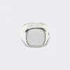Hatton Labs White Agate Signet Ring