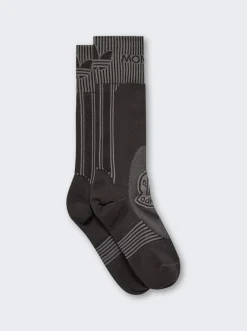 Moncler X Adidas Knit Socks Black