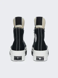 Rick Owens DRKSHDW X Converse Dbl Drkstar Hi Sneakers Black