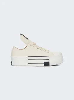 Rick Owens DRKSHDW X Converse Dbl Drkstar Ox Sneakers Natural