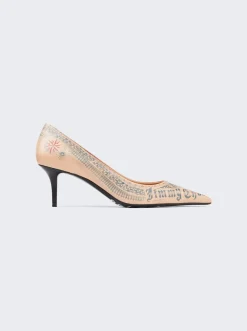 Jimmy Choo X Jean Paul Gaultier Pump Tattoo Print