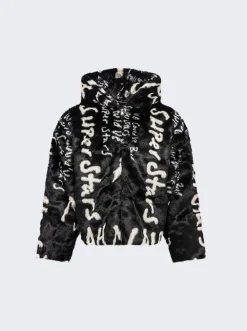 NAHMIAS X Kodak Black Superstars Hooded Coat Black