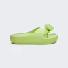 Loewe X Paula'S Ibiza Bubble Thong Slide Sandal Lime