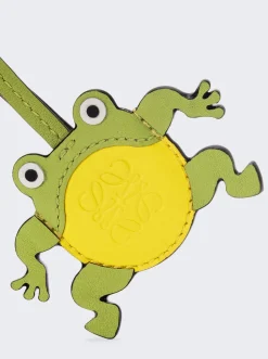 Loewe X Paula'S Ibiza Frog Airtag Case Green And Yellow