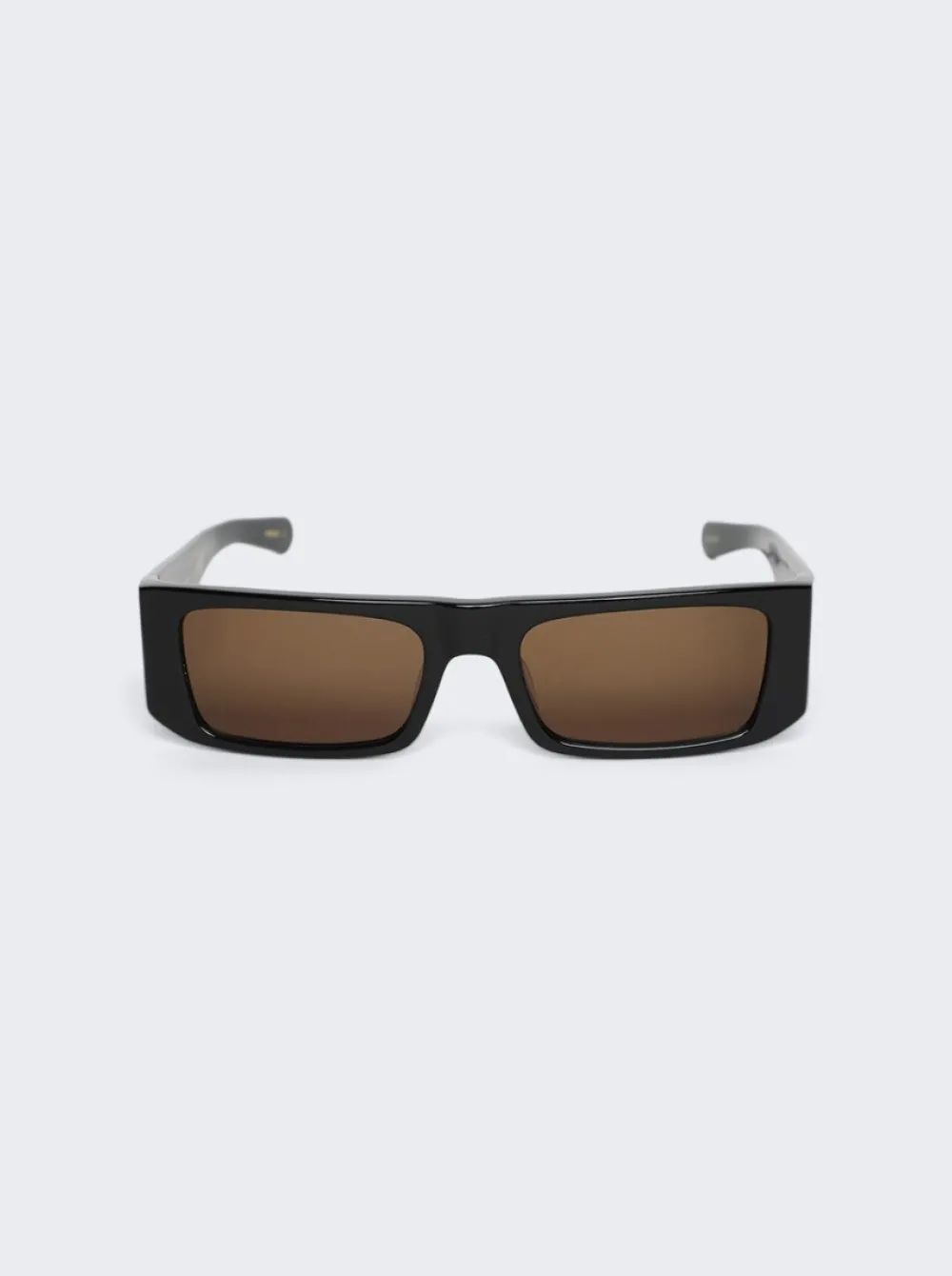 FLATLIST X Sp5Der Slug Sunglasses Solid Black With Brown Lens