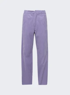 ZEGNA X The Elder Statesman Corduroy Jogger Pants Purple