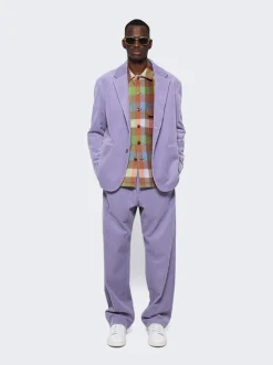 ZEGNA X The Elder Statesman Corduroy Jacket Purple