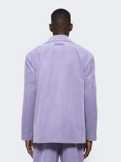 ZEGNA X The Elder Statesman Corduroy Jacket Purple