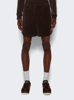 Adidas X Wales Bonner Classic Twill Shorts Dark Brown