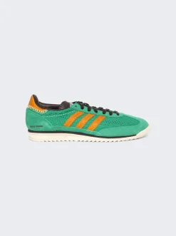 Adidas X Wales Bonner 3-Stripe Sneaker Team Green Gold Dark Brown