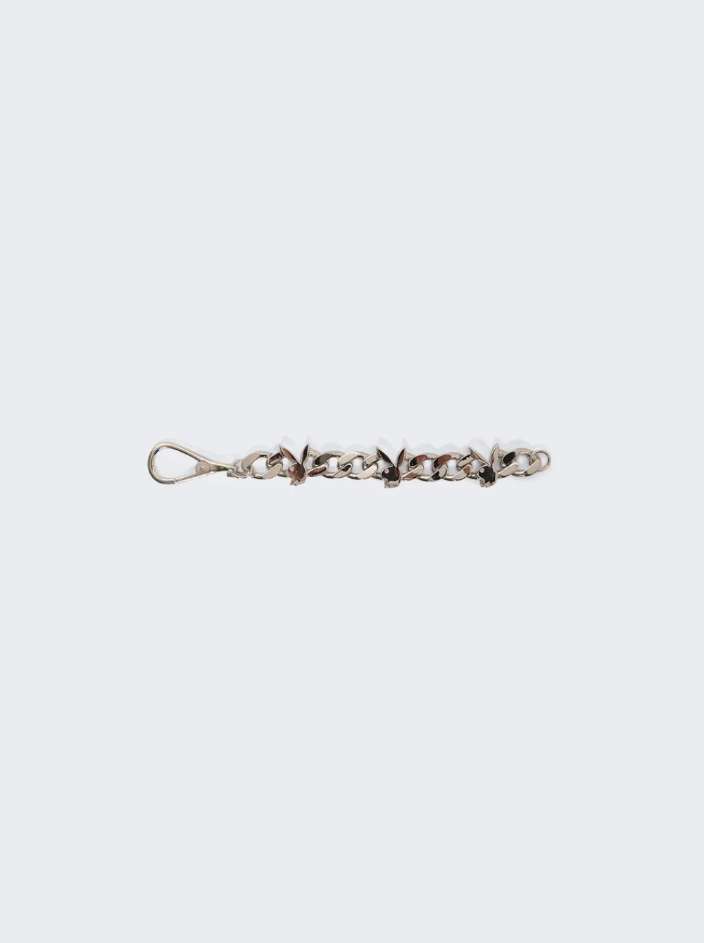 Hatton Labs Xl Cuban Bunny Motif Bracelet Silver