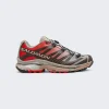 Salomon Xt-4 Og Sneaker Vintage Khaki And Aurora Red