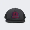 Rhude Zebra Trucker Hat Charcoal Black